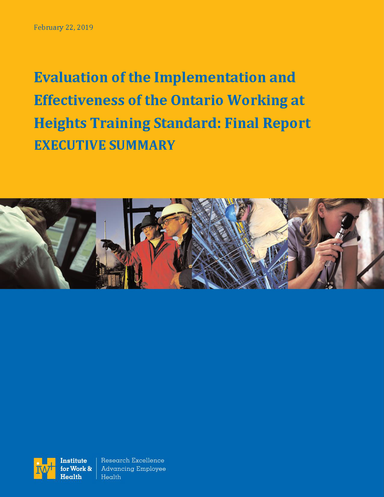 Cover of executive summary