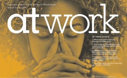 At work Issue 85 Cover