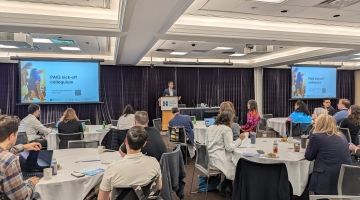 Dr. Arif Jetha speaks at the PAIQ launch event.