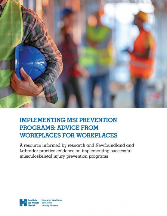 Implementing MSI prevention programs cover image