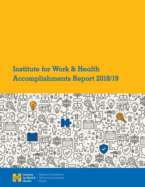 Accomplishments report 2018-19 cover