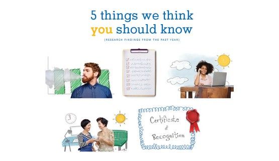 Five images from 5 things you should know handout