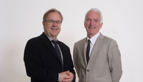 Board chair Kevin Wilson and President Cam Mustard Thumbnail