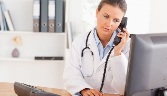 Female_doctor_on_phone Thumbnail