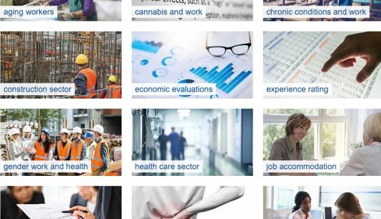 Screen captured image of the topics landing page