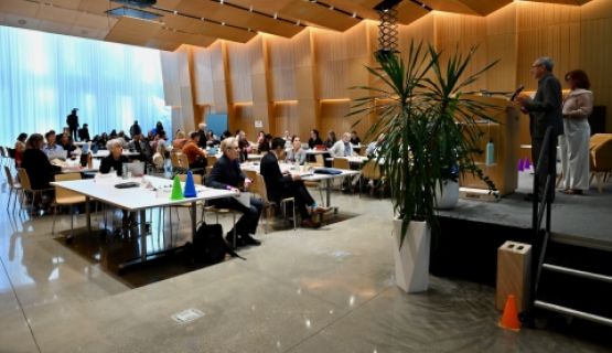 Speakers address participants at IDEA Symposium