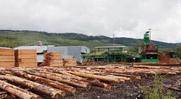 Sawmill in B.C.